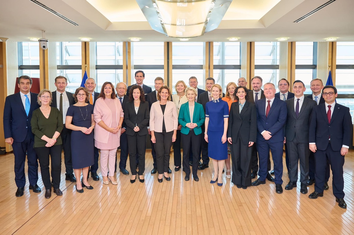 任期從2024年至2029年的歐盟執委會成員。　  圖／European Commission