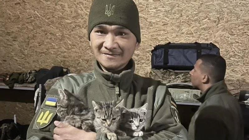 台灣自願軍士兵吳忠達助烏克蘭抵禦俄軍侵略不幸戰死。 圖：翻攝黃春生牧師臉書