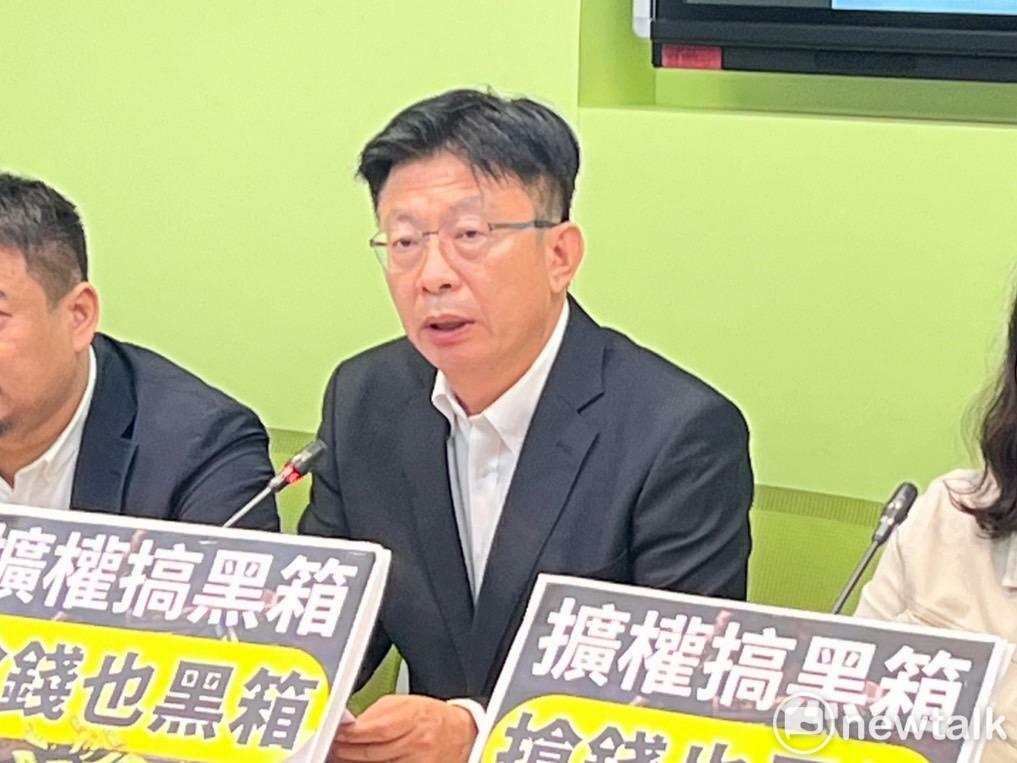 民進黨立委郭國文痛批，藍委賴士葆對官員動粗，連救命錢都不審！ 圖：金大鈞／攝（資料照）