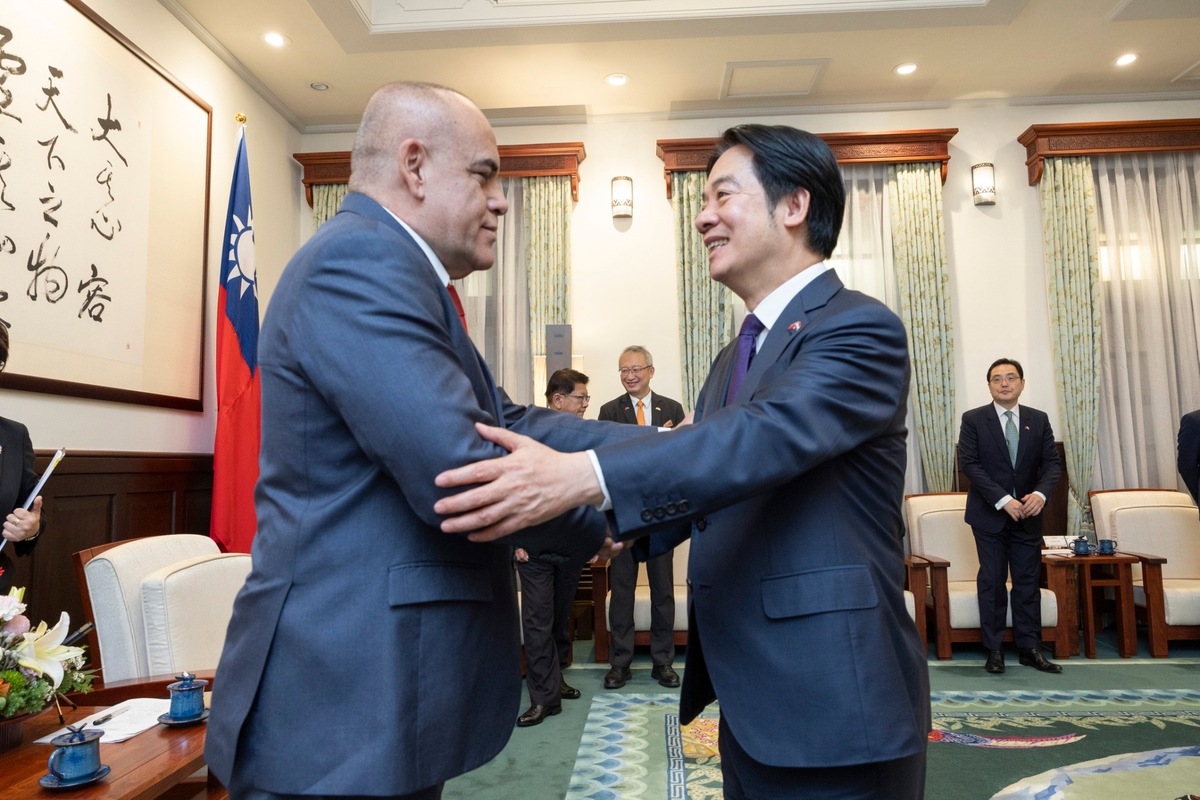 總統賴清德接見巴拉圭國會暨參議院議長努內斯伉儷訪問團。(資料照片) 圖：總統府/提供