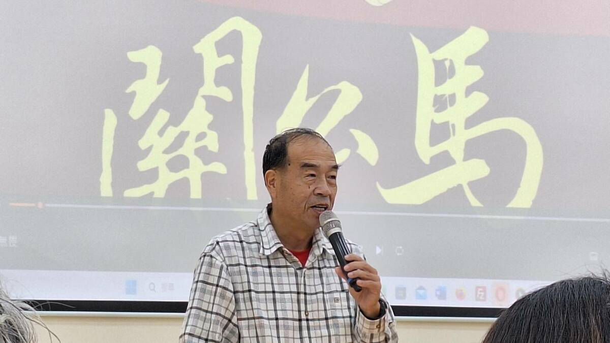 退休教官林能章擔任執行顧問。 圖：車城統埔鎮安宮提供