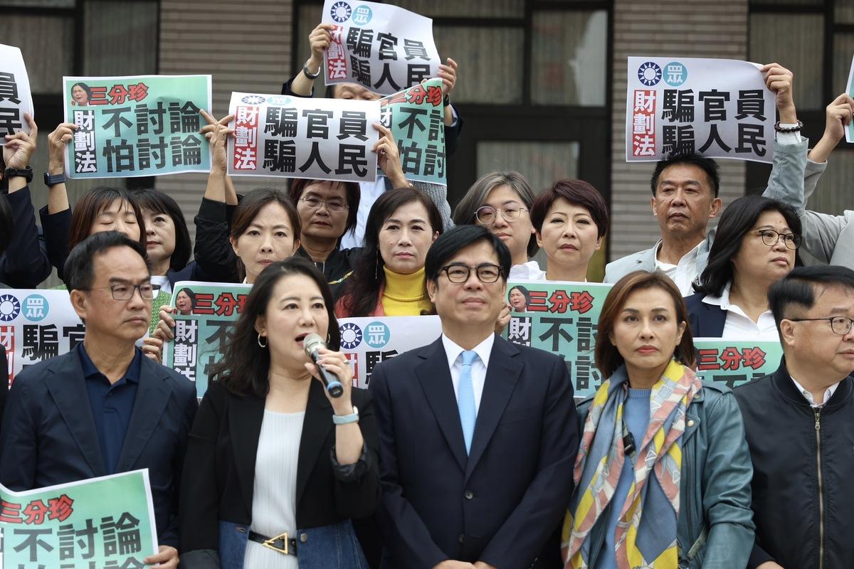民進黨團批評陳玉珍、傅崐萁欺騙，直呼說好的充分討論呢？ 圖：立法委員林宜瑾辦公室提供