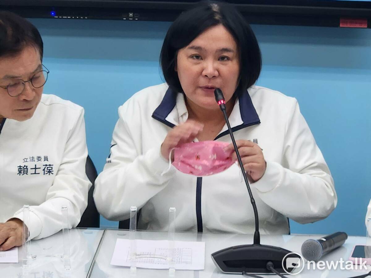 就斷牙被質疑栽贓民進黨，陳玉珍再次對外說明。 圖：黃建豪/攝