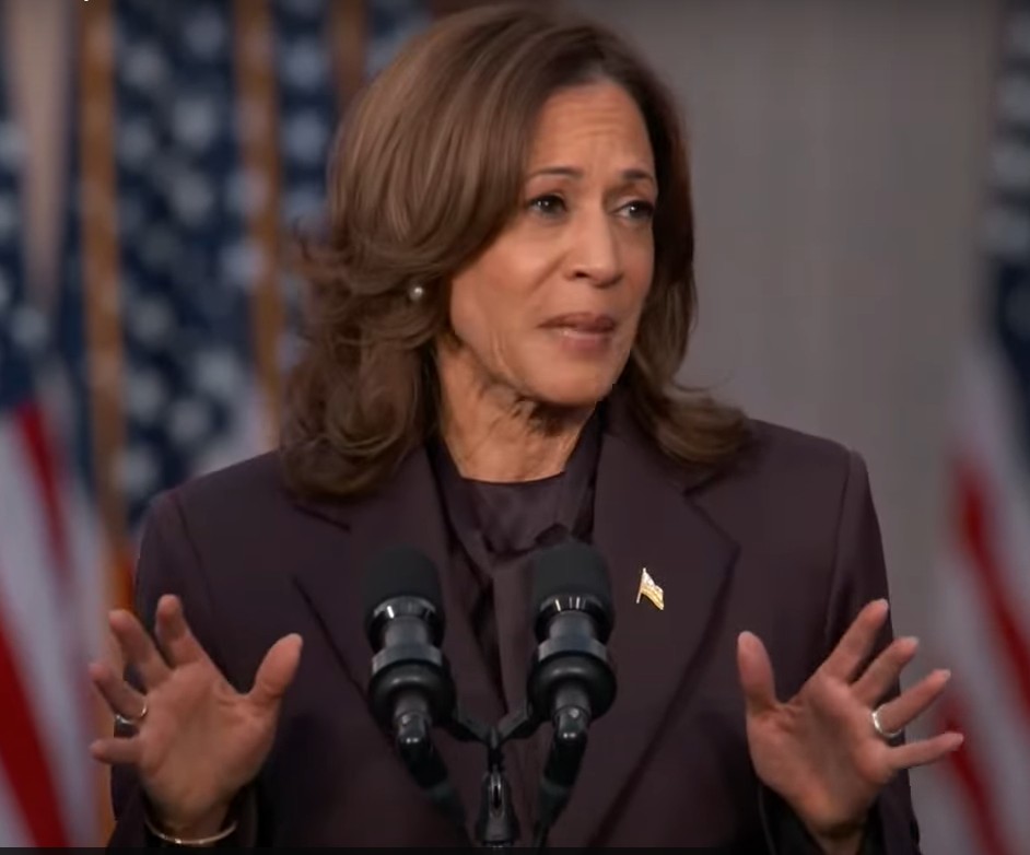 美國副總統賀錦麗（Kamala Harris）6日在母校霍華德大學發表敗選演說。 圖：翻攝賀錦麗YouTube影片(資料照)