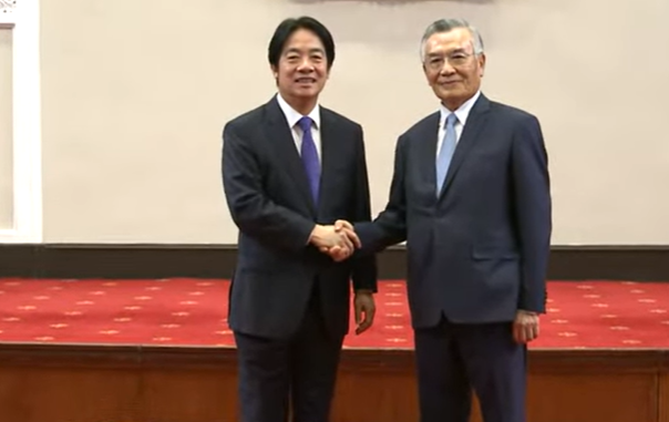 總統賴清德指派總統府資政林信義代表出席APEC。 圖：翻攝總統府YT