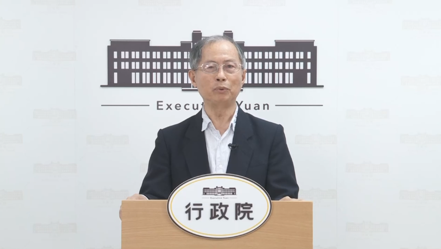 行政院主計總處副主計長蔡鴻坤。 圖：擷自行政院提供影片