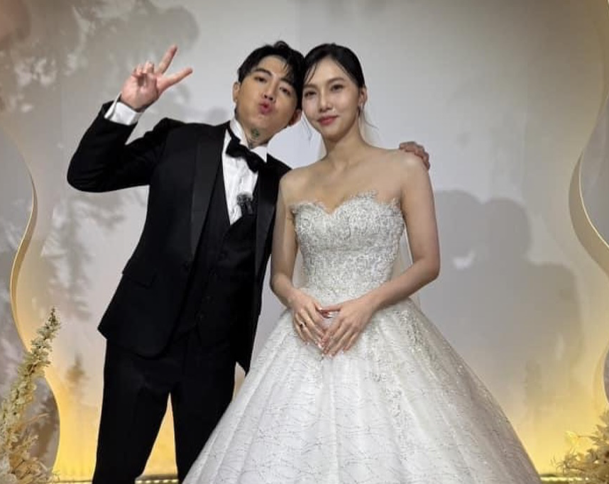 謝和弦與愛妻陳緗妮上個月豪砸百萬補辦婚宴。 圖：翻攝自謝和弦IG
