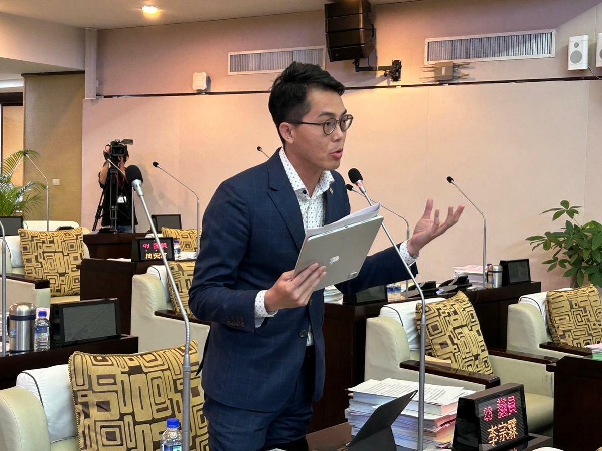 基進黨台南市議員李宗霖。 圖：李宗霖提供