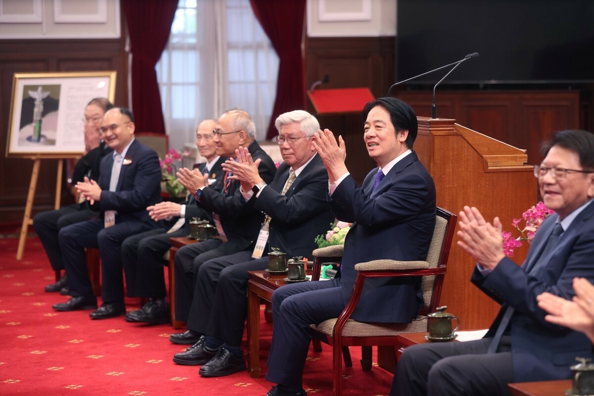 總統賴清德接見NATMA北美洲台灣人醫師協會2024年返台訪問團。 圖：總統府提供