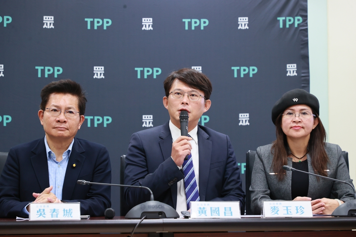 黃國昌表示，民眾黨向來支持提高軍事預算在GDP的占比，但希望政府當用則用，避免不必要的浪費。 圖：民眾黨團／提供
