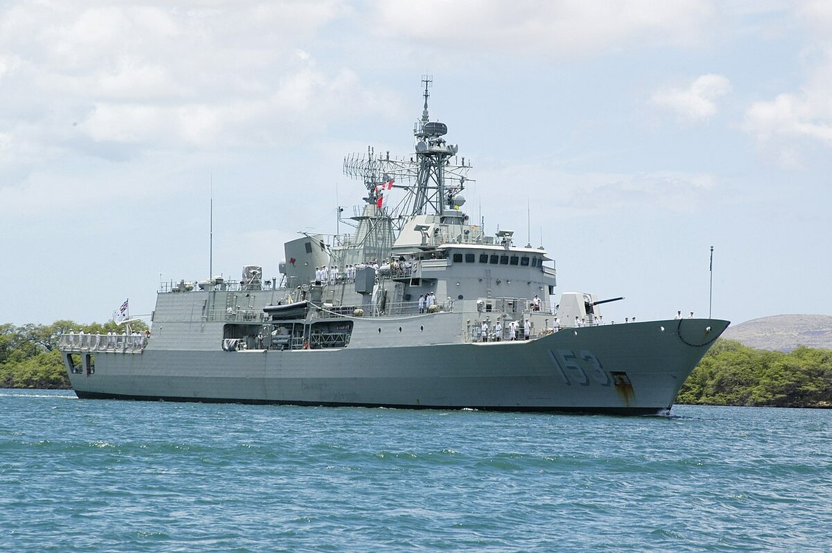 澳洲原有的「安扎克級」巡防艦「斯圖亞特號(HMAS Stuart FFH-153)」。 圖：翻攝維基百科/United States Navy/公有領域