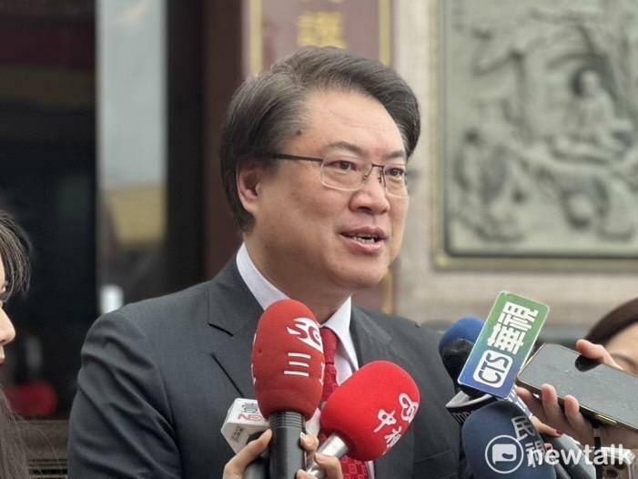 民進黨秘書長林右昌屢被點名為參選2026年新北市長的強棒。 圖：黃宣尹攝