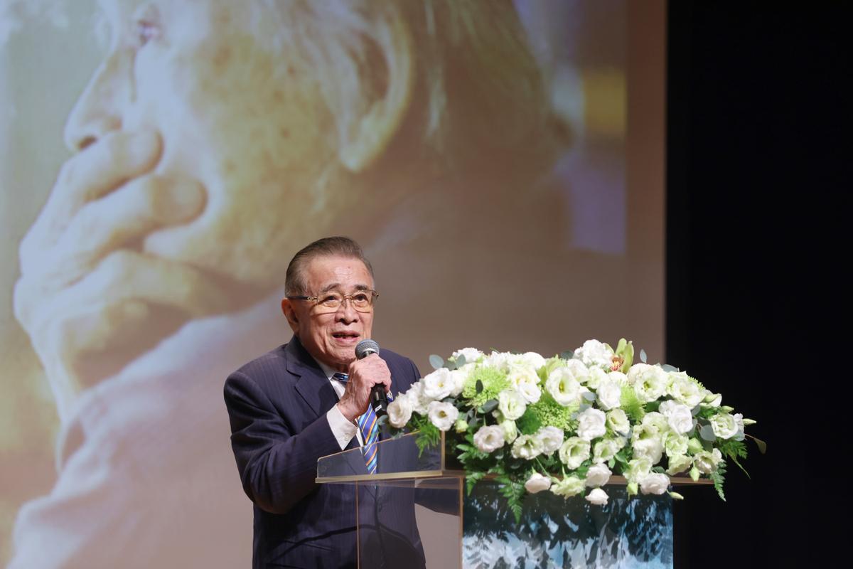 白色恐怖政治受難者陳中統（圖）表示，蔡寬裕積極為政治受難者奔走努力、爭取應得的權益，值得大家懷念、效法。 圖：文化部提供