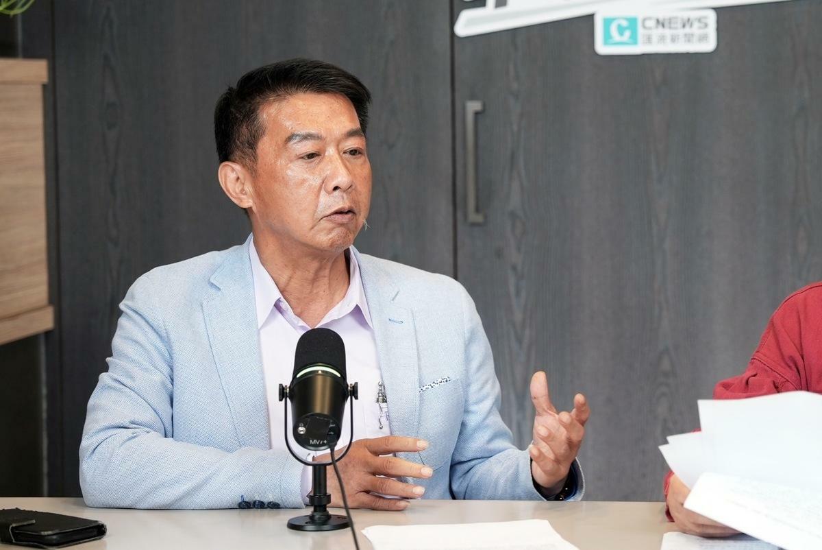 面對高雄市長陳其邁下一步，許智傑掛保證說，不會挑戰賴清德連任。 圖：CNEWS匯流新聞網提供