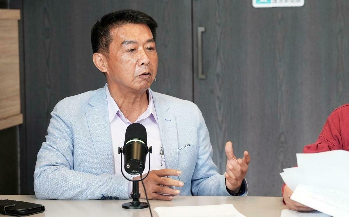 面對高雄市長陳其邁下一步，許智傑掛保證說，不會挑戰賴清德連任。 圖：CNEWS匯流新聞網提供