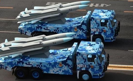 解放軍鷹擊-12反艦導彈。 圖 : 翻攝自新浪網