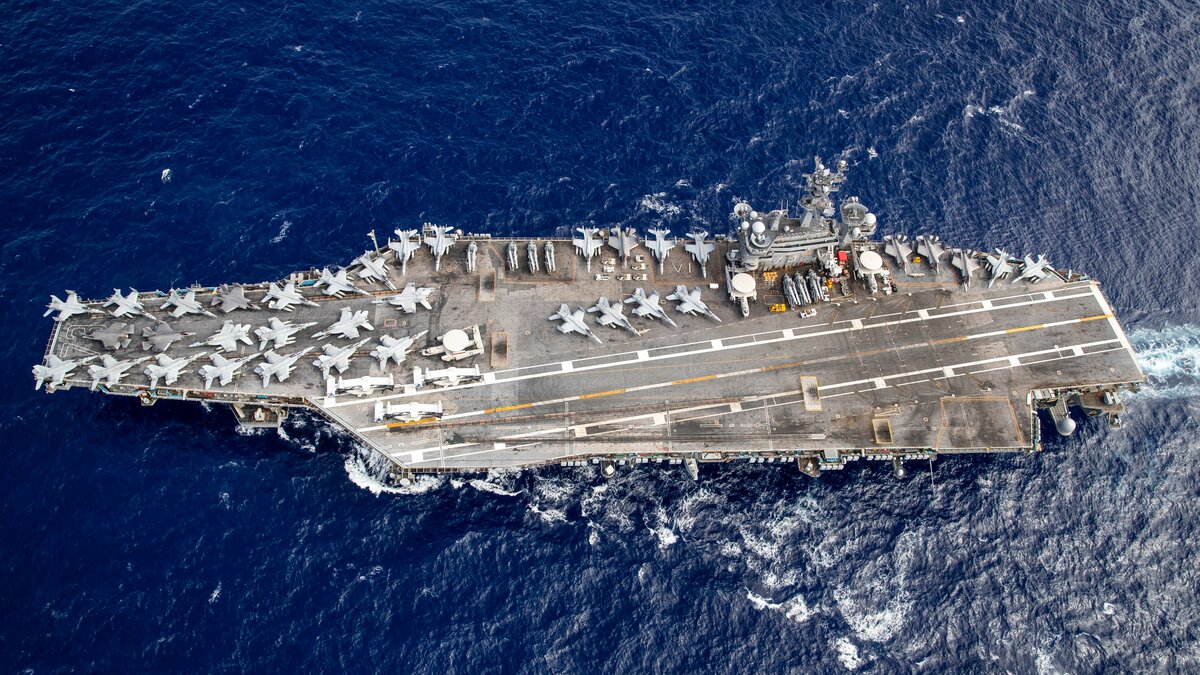 美國海軍航空母艦是傳統最具威懾力的軍力代表。圖為「華盛頓號(CVN-73)」。 圖：翻攝「X」@USPacificFleet