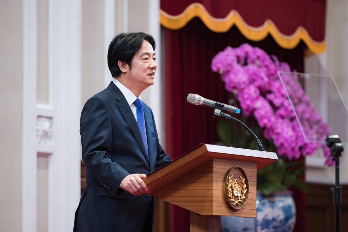 總統賴清德祝賀石破茂連任日本首相。 圖：總統府提供