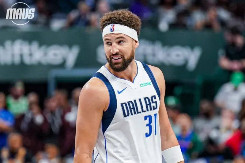 ▲獨行俠明星射手Klay Thompson本季離開勇士後，明天將首度重返金州出賽，賽前他受訪時透露，他唯一想念灣區的是「水」。（圖／美聯社／達志影像）