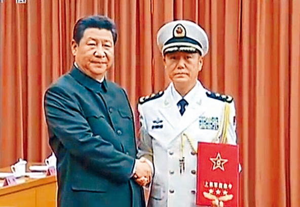 中央軍委政治工作部主任、海軍上將苗華，被視為習近平的嫡系人馬。 圖 : 翻攝自中國軍網