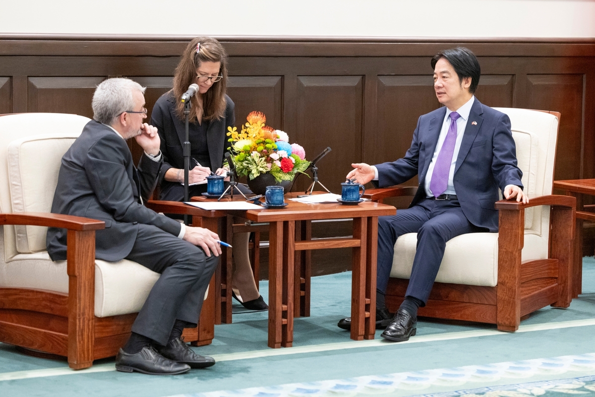 總統賴清德接見捷克眾議院友台小組訪問團。 圖：總統府提供