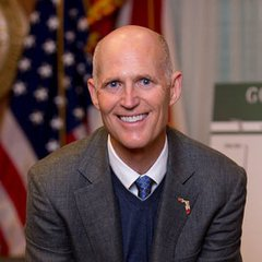 馬斯克表態支持斯科特（Rick Scott）擔任多數黨領袖。圖為斯科特。 圖：翻攝自 John Zhang X 帳號