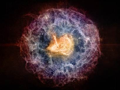 近日，丹麥天文學家在距地球約 26,000 光年的人馬座 X 射線雙星系統「4U 1820-30」中，發現了一顆自轉速度驚人的中子星，成為迄今為止觀測到旋轉最快的天體之一。（示意圖） 圖 : 翻攝自 Melissa Weiss