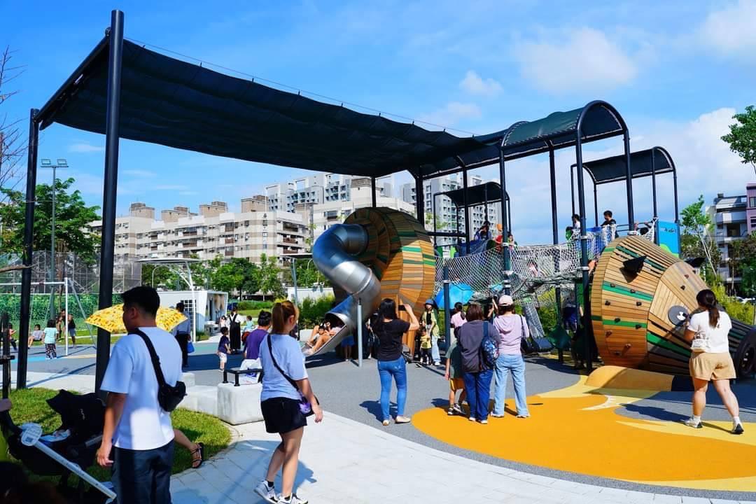 中市政風處調查兒童遊戲場用體驗，有民眾反映應增加遮陽設施， 圖：台中市政府/提供