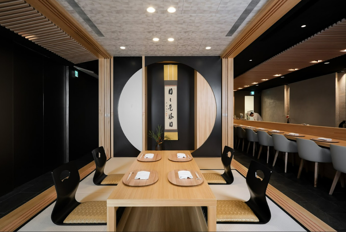 唯一附設正宗日式茶室的日料餐廳。 圖：就食論食／提供