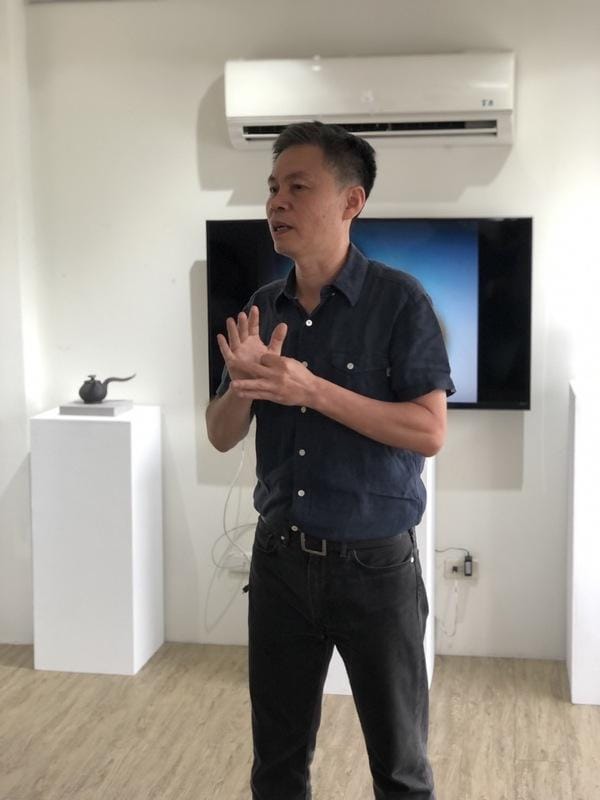 陳志強是一位謙遜認真、安定自在且律己甚嚴的陶藝家， 圖：黃博郎／攝