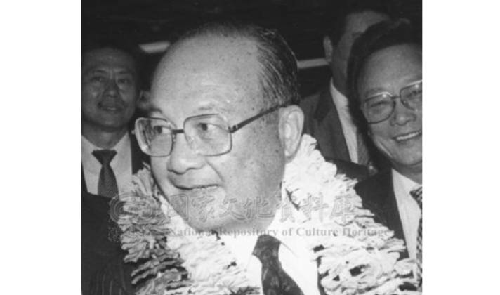 前高雄市議長吳鐘靈是地方政壇的風雲人物。 圖：取自國家文化資料庫