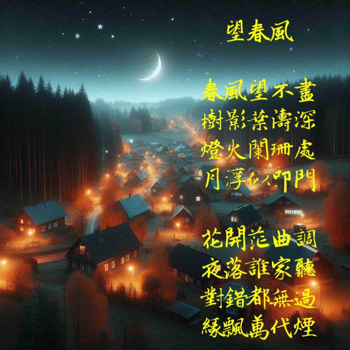 黃吉川教授詩《望春風》 圖：黃吉川提供