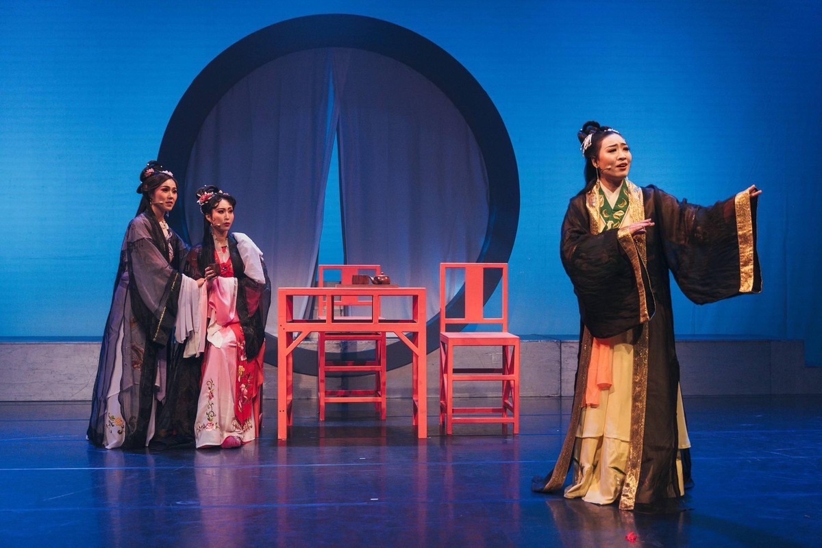 景勝戲劇團演出客家大戲，重現繁華六龜。 圖：高雄市六龜區公所提供