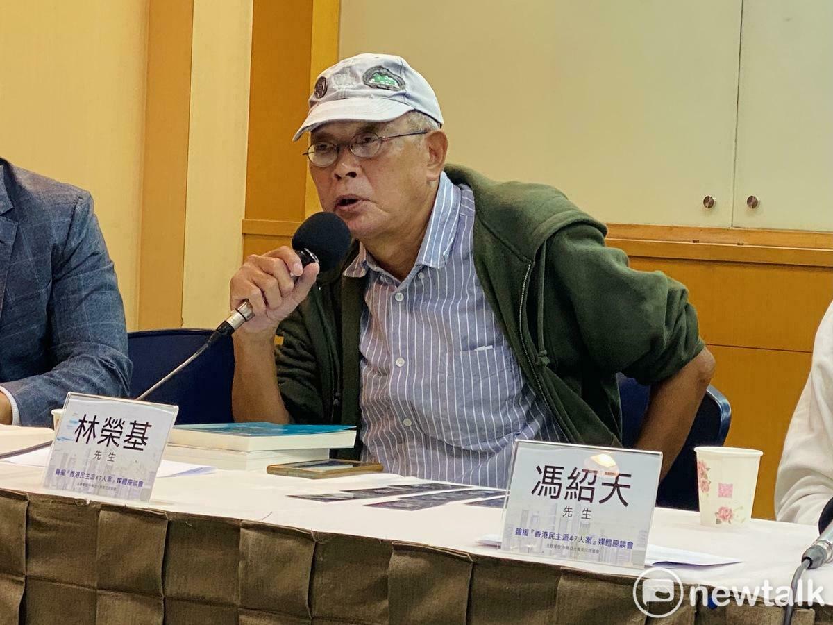銅鑼灣書店老闆林榮基。 圖：周煊惠 / 攝