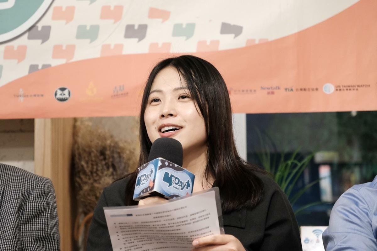 國防安全研究院政策分析員劉姝廷。 圖：Y’s Day「週三青年日」提供