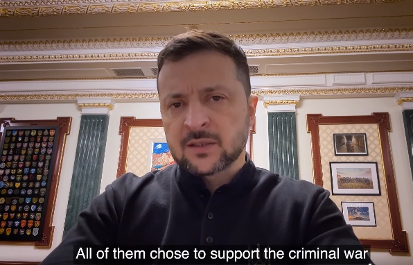 烏克蘭總統澤倫斯基 。  圖/截取自zelenskyy.official影片