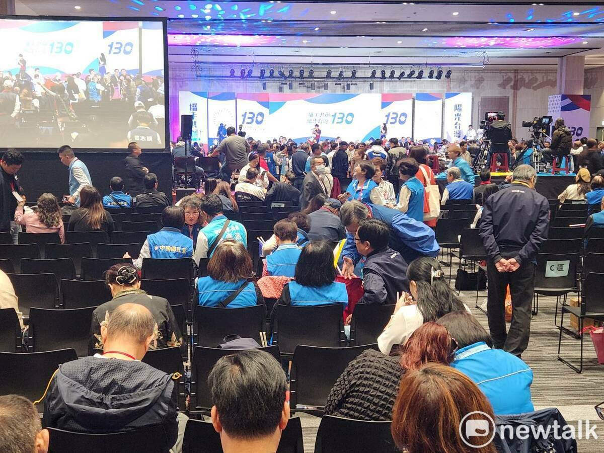 國民黨全國代表大會暨130周年黨慶慶祝大會今年於桃園會展中心舉辦。 圖：黃建豪/攝