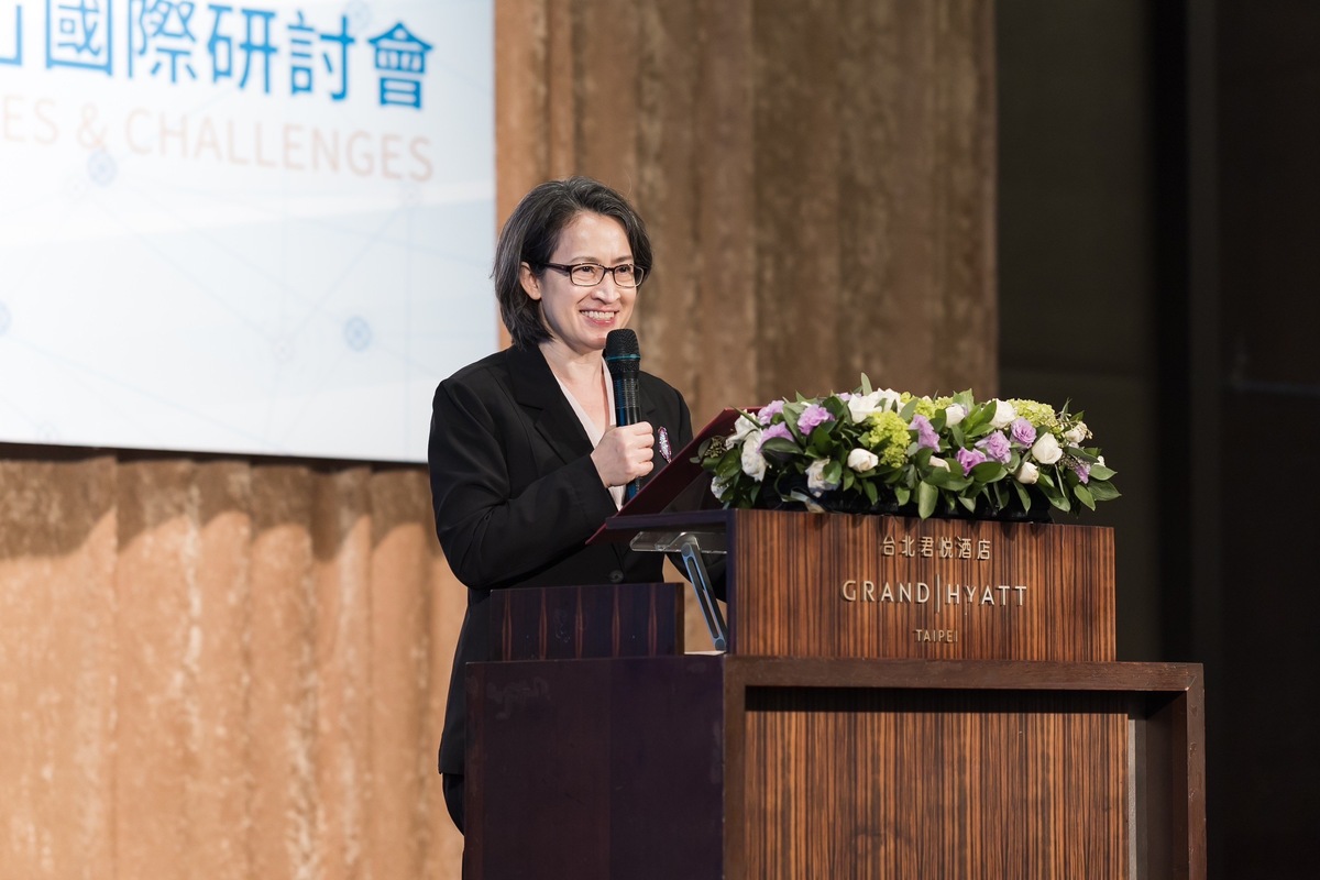 副總統蕭美琴出席全球化法律服務之機遇及挑戰國際研討會。 圖：總統府提供