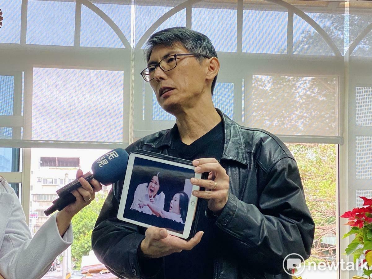 參與連署罷免國民黨立委李彥秀的在地居民葉景安。 圖：周煊惠 / 攝