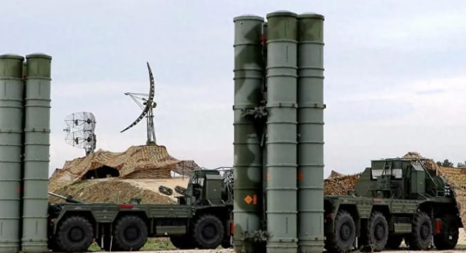 俄軍的S-400防空導彈系統。 圖 : 翻攝自肖寧聊兵器
