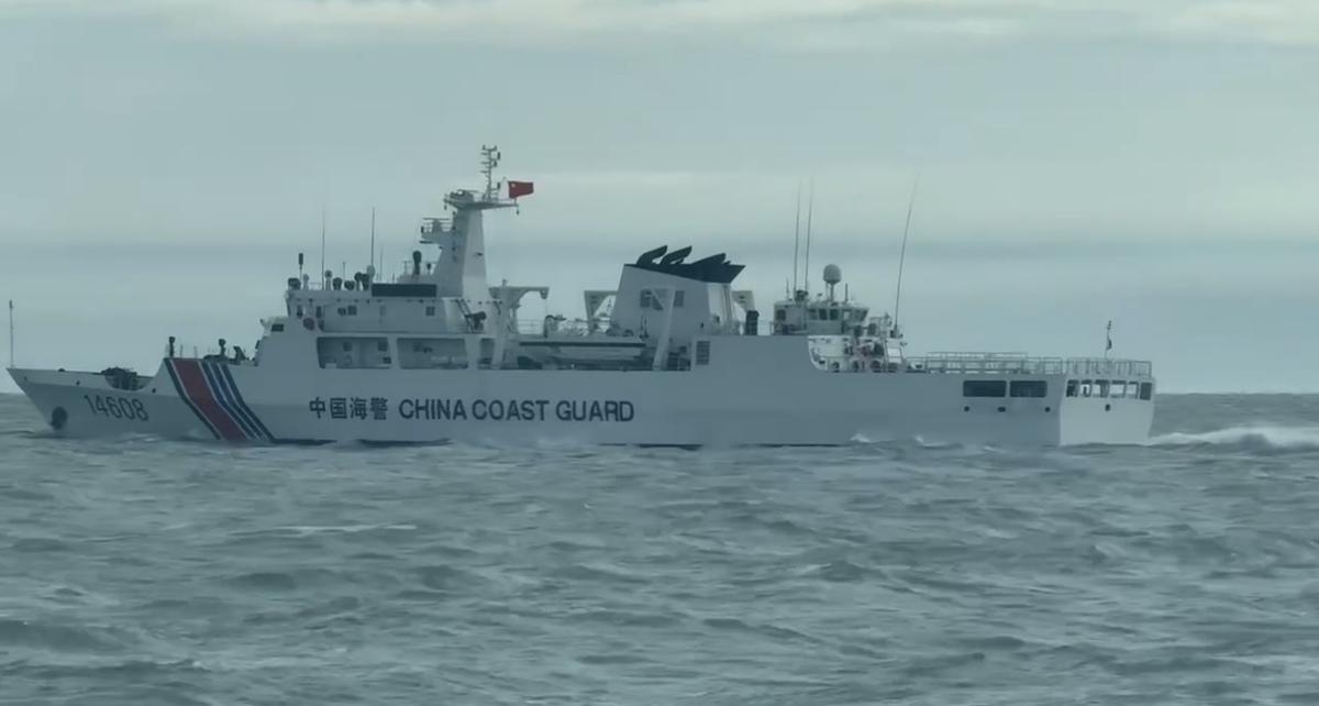 中國海警船接連2天侵擾金門限制水域。 圖：海巡署提供