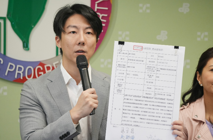 民進黨發言人吳崢。 圖：民進黨提供