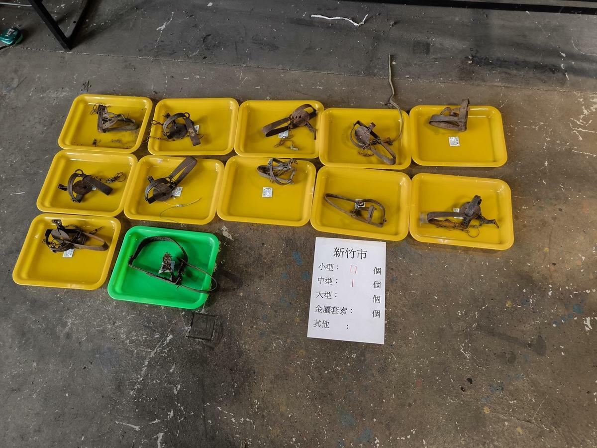 112至113年間處理12,364件檢舉，拆除2,100具獸鋏，僅15件成功查獲行為人。 圖：農委會／提供