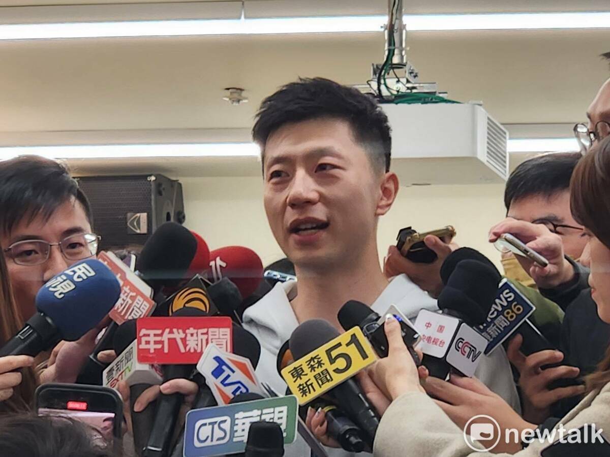馬龍來台後首次受訪。 圖：黃建豪/攝