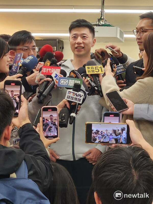 中國擁有六面奧運桌球金牌的馬龍來台交流。 圖：黃建豪/攝