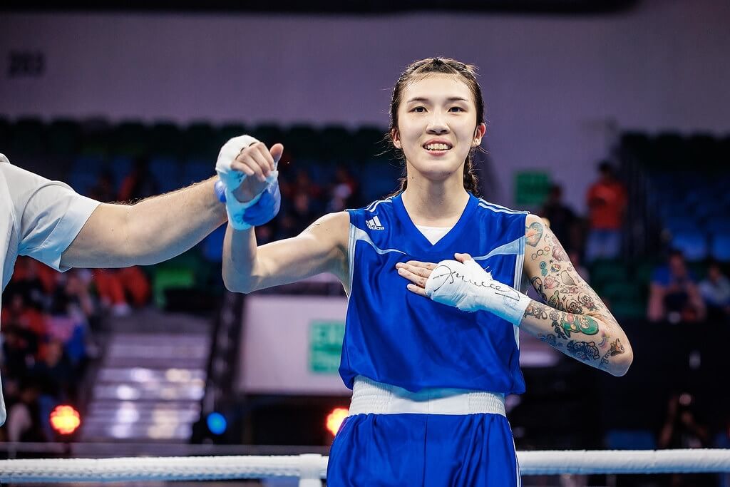 台灣拳擊女將黃筱雯。 （圖取自世界女子拳擊錦標賽網頁iba.sport）