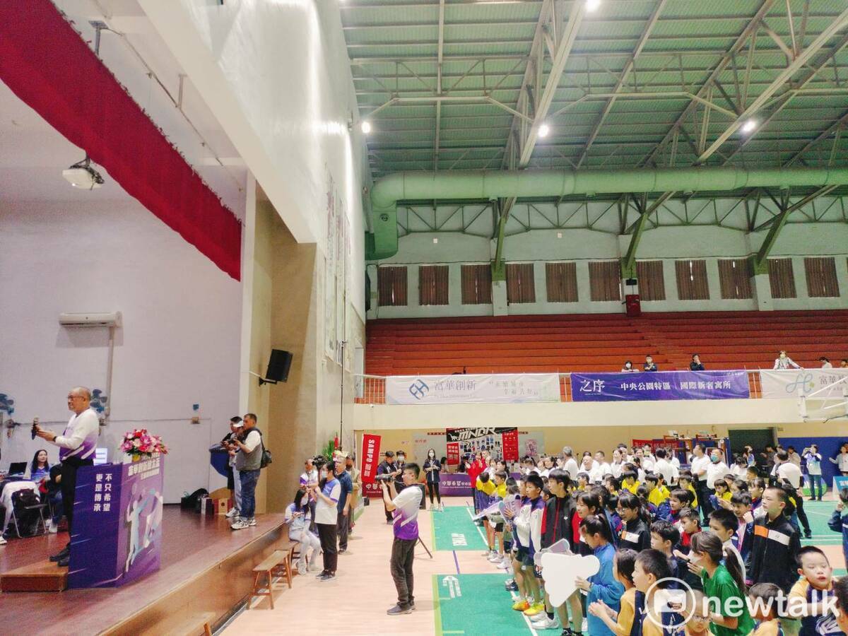 2024年中華希望之富華創新總太盃全國羽球錦標賽連續兩天在中興大學開打。 圖：唐復年/攝
