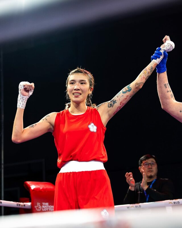 台灣拳擊女將黃筱雯。 圖：翻攝OfficialWorldBoxing臉書