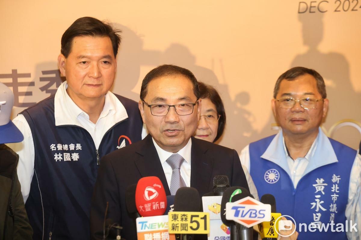 侯友宜希望財政部能盡快提出行政院版本財劃法修政案，讓立法院好好討論。 圖：林昀真/攝