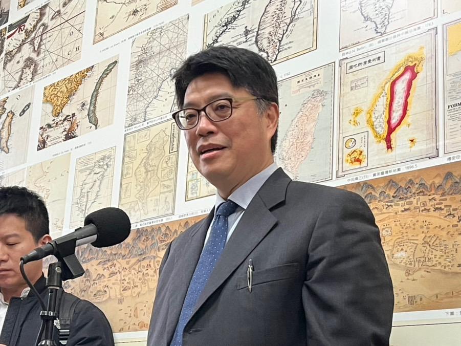 陸委會主委邱垂正強調，中共軍武霸權威嚇無助兩岸關係發展，也呼籲國際社會認真看待。 圖：金大鈞/攝